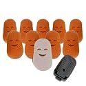 Smilyeez No Plastic Mini Moji Scrubbing Sponge Refills for Scotch Brite Dishwand (10 Pack)