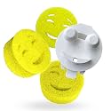 Smilyeez Smile Head for Scotch Brite Dishwand with Yellow Scrub Moji Sponges