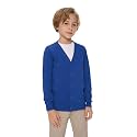 SMINLING Pinker Boys School Uniform Cardigan Sweater V-Neck Soft Cotton Clothing