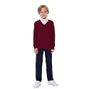 SMINLING Pinker Boys Sweater Pullover School Uniform V-Neck Soft Cotton Clothing