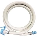 SMIPLEBOL - The Best Is Here 2 Meter Extension Connector Hose Pipe for Top Load Front Loading Fully Automatic Washing Machine (Length: 2 Meter, White)