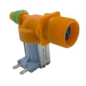 SMIPLEBOL - The Best Is Here Metal Washing Machine Inlet Valve/Water Intake Feed Valve Compatible for Samsung Top Load (Orange)