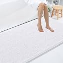 Smiry Bathroom Rugs 108X72, Luxury Chenille Extra Soft Absorbent Bath Mat