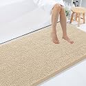 Smiry Bathroom Rugs 120X24, Luxury Chenille Extra Soft Absorbent Bath Mat