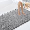 Smiry Bathroom Rugs 120X36, Luxury Chenille Extra Soft Absorbent Bath Mat