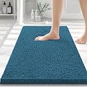 Smiry Bathroom Rugs 24X16, Luxury Chenille Extra Soft Absorbent Bath Mat