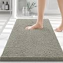 Smiry Bathroom Rugs 24X16, Luxury Chenille Extra Soft Absorbent Bath Mat