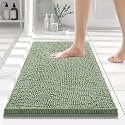 Smiry Bathroom Rugs 24X16, Luxury Chenille Extra Soft Absorbent Bath Mat
