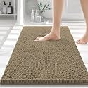 Smiry Bathroom Rugs 24X16, Luxury Chenille Extra Soft Absorbent Bath Mat