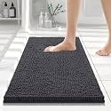 Smiry Bathroom Rugs 24X16, Luxury Chenille Extra Soft Absorbent Bath Mat