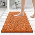 Smiry Bathroom Rugs 24X16, Luxury Chenille Extra Soft Absorbent Bath Mat