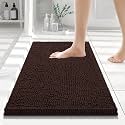 Smiry Bathroom Rugs 24X16, Luxury Chenille Extra Soft Absorbent Bath Mat