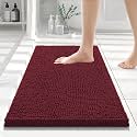 Smiry Bathroom Rugs 24X16, Luxury Chenille Extra Soft Absorbent Bath Mat