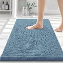 Smiry Bathroom Rugs 24X16, Luxury Chenille Extra Soft Absorbent Bath Mat