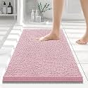 Smiry Bathroom Rugs 24X16, Luxury Chenille Extra Soft Absorbent Bath Mat