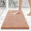 Smiry Bathroom Rugs 24X16, Luxury Chenille Extra Soft Absorbent Bath Mat