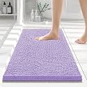 Smiry Bathroom Rugs 24X16, Luxury Chenille Extra Soft Absorbent Bath Mat