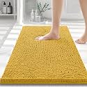 Smiry Bathroom Rugs 24X16, Luxury Chenille Extra Soft Absorbent Bath Mat