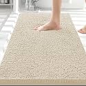 Smiry Bathroom Rugs 30X20, Luxury Chenille Extra Soft Absorbent Bath Mat