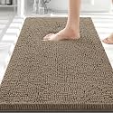 Smiry Bathroom Rugs 30X20, Luxury Chenille Extra Soft Absorbent Bath Mat