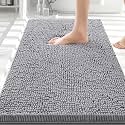 Smiry Bathroom Rugs 30X20, Luxury Chenille Extra Soft Absorbent Bath Mat