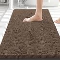 Smiry Bathroom Rugs 30X20, Luxury Chenille Extra Soft Absorbent Bath Mat