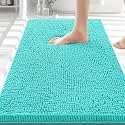 Smiry Bathroom Rugs 30X20, Luxury Chenille Extra Soft Absorbent Bath Mat