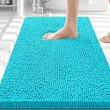 Smiry Bathroom Rugs 30X20, Luxury Chenille Extra Soft Absorbent Bath Mat