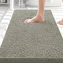 Smiry Bathroom Rugs 30X20, Luxury Chenille Extra Soft Absorbent Bath Mat