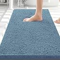 Smiry Bathroom Rugs 30X20, Luxury Chenille Extra Soft Absorbent Bath Mat