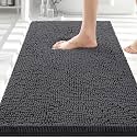 Smiry Bathroom Rugs 30X20, Luxury Chenille Extra Soft Absorbent Bath Mat