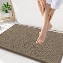 Smiry Bathroom Rugs 32X20, Luxury Chenille Extra Soft Absorbent Bath Mat