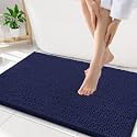 Smiry Bathroom Rugs 34X21, Luxury Chenille Extra Soft Absorbent Bath Mat