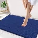 Smiry Bathroom Rugs 34X21, Luxury Chenille Extra Soft Absorbent Bath Mat
