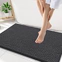Smiry Bathroom Rugs 34X21, Luxury Chenille Extra Soft Absorbent Bath Mat