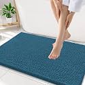 Smiry Bathroom Rugs 34X21, Luxury Chenille Extra Soft Absorbent Bath Mat
