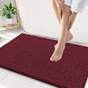 Smiry Bathroom Rugs 34X21, Luxury Chenille Extra Soft Absorbent Bath Mat