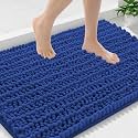 Smiry Bathroom Rugs 36X24, Extra Soft Rubber Backing Chenille Bath Mats