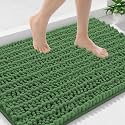 Smiry Bathroom Rugs 36X24, Extra Soft Rubber Backing Chenille Bath Mats
