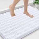 Smiry Bathroom Rugs 36X24, Extra Soft Rubber Backing Chenille Bath Mats