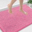 Smiry Bathroom Rugs 36X24, Luxury Chenille Extra Soft Absorbent Bath Mat