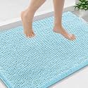 Smiry Bathroom Rugs 36X24, Luxury Chenille Extra Soft Absorbent Bath Mat