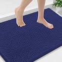 Smiry Bathroom Rugs 36X24, Luxury Chenille Extra Soft Absorbent Bath Mat