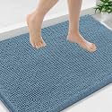 Smiry Bathroom Rugs 36X24, Luxury Chenille Extra Soft Absorbent Bath Mat