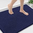 Smiry Bathroom Rugs 36X24, Luxury Chenille Extra Soft Absorbent Bath Mat