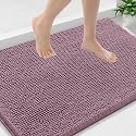 Smiry Bathroom Rugs 36X24, Luxury Chenille Extra Soft Absorbent Bath Mat