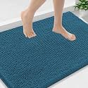 Smiry Bathroom Rugs 36X24, Luxury Chenille Extra Soft Absorbent Bath Mat