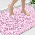 Smiry Bathroom Rugs 36X24, Luxury Chenille Extra Soft Absorbent Bath Mat