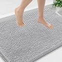Smiry Bathroom Rugs 36X24, Luxury Chenille Extra Soft Absorbent Bath Mat