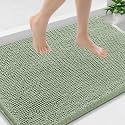 Smiry Bathroom Rugs 36X24, Luxury Chenille Extra Soft Absorbent Bath Mat